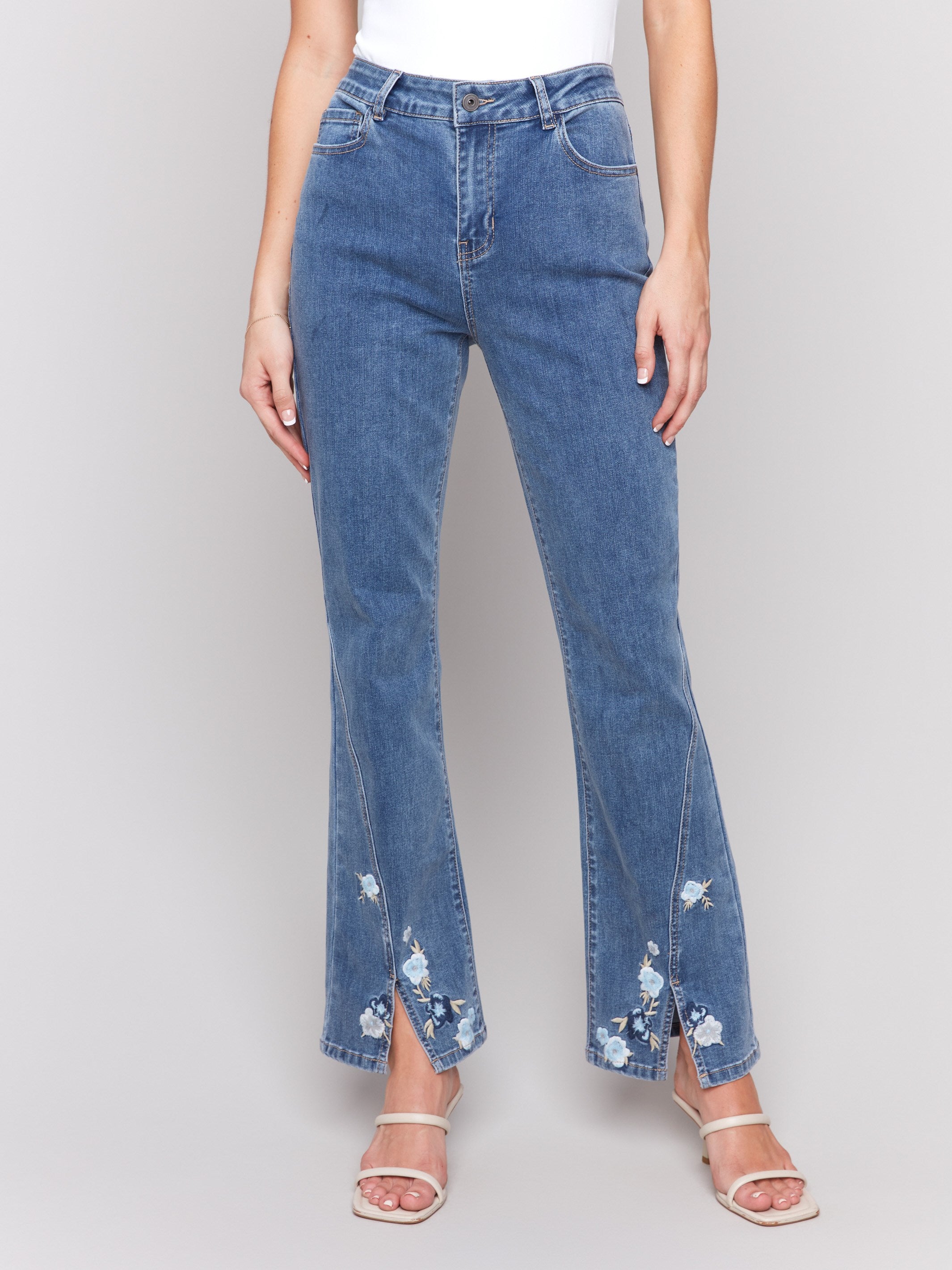 Jeans featuring a regular rise waist by Charlie B.