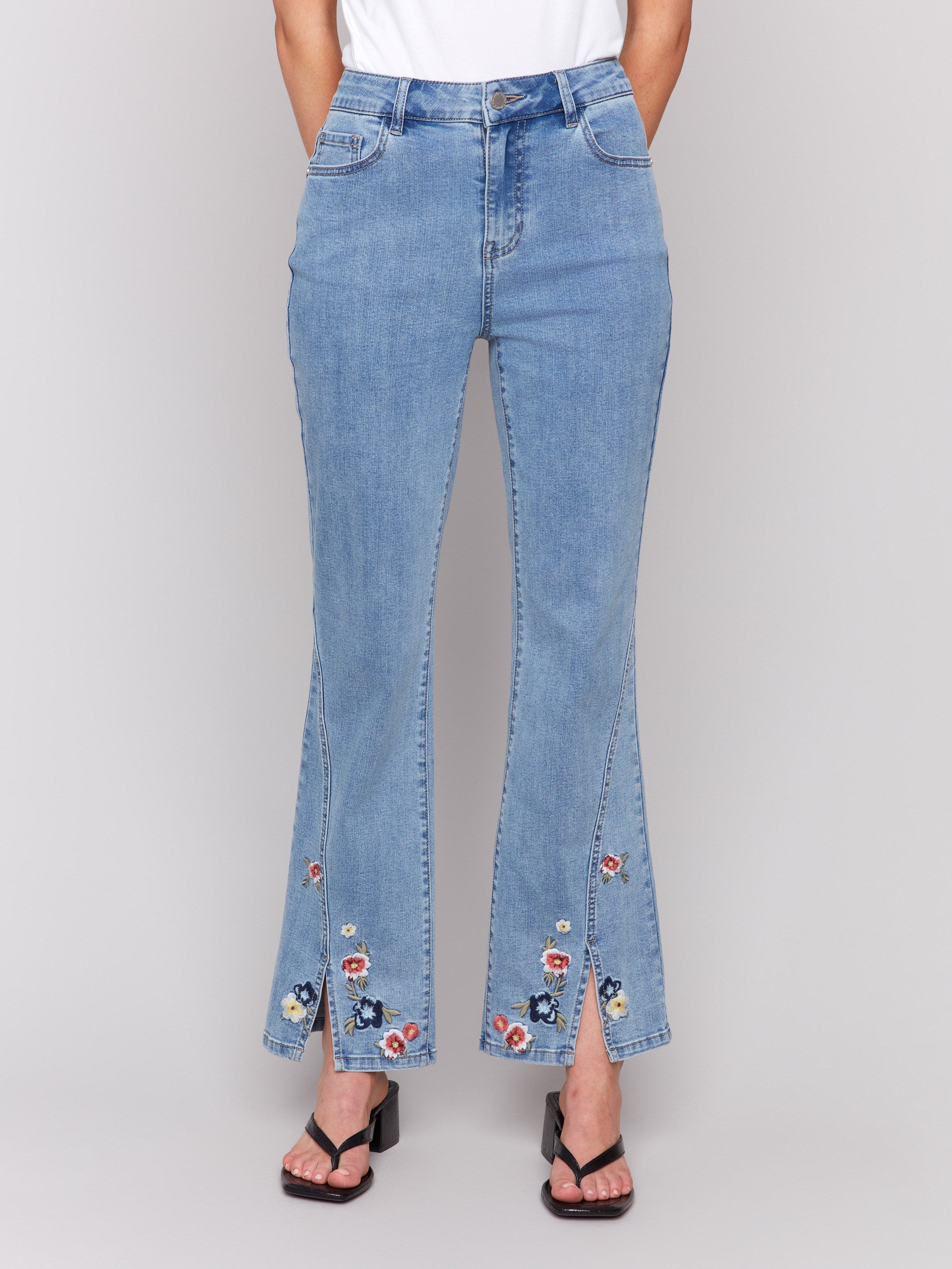 Jeans featuring a five-pocket design by Charlie B.