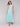 Maxi dress with drawstrings in lagoon color by Charlie B.