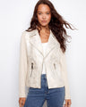 This jacket features a stylish lapel notch collar, adding a touch of sophistication to any outfit. By Charlie B.