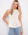 Elegant top featuring a scoop neckline, perfect for casual outings or dressing up. A versatile piece by Charlie B.