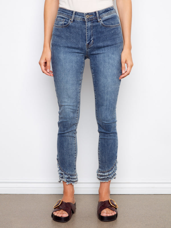 These stretch denim fabric jeans provide the perfect balance between comfort and style. By Charlie B.
