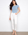 These jeans feature a skinny fit, offering a sleek and modern silhouette perfect for any occasion. By Charlie B.