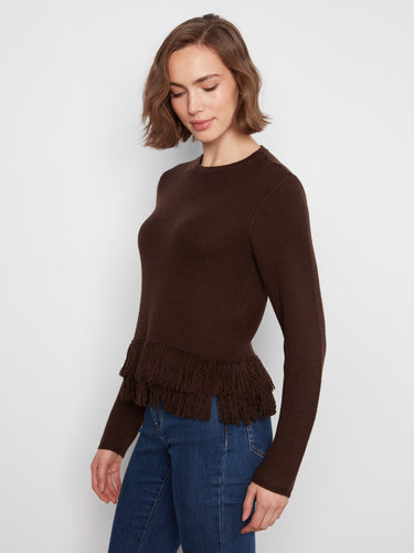 Stylish sweater with long sleeves for added warmth and versatility, making it great for layering in cooler weather. By Charlie B.
