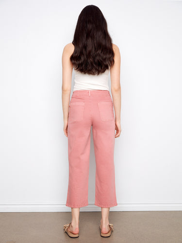 Experience comfort with the regular rise and stretch twill fabric, making these pants ideal for all-day wear. By Charlie B.