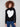 Sweater showcasing a ribbed mock neck and a striking white heart motif for a stylish touch by Charlie B.