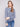 Denim hoodie sweater featuring a comfortable drop shoulder design and stylish cable detail by Charlie B.