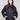 Black quilted puffer jacket featuring a stylish drop shoulder design and zip front closure by Charlie B.