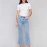 Stretch denim jeans featuring a five-pocket design by Charlie B.