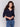 100% cotton navy sweater showcasing a Johnny collar style by Charlie B.