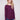 Berry knit sweater featuring a stylish boat neck design and ribbed long sleeves by Charlie B.