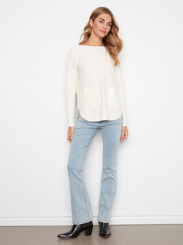 Long ribbed sleeves provide warmth and comfort, making it ideal for cooler days by Charlie B.