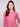 Chic pink knit sweater with convenient front pockets, blending fashion with functionality by Charlie B.