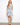 Linen-blend dress featuring a classic shirt collar and blue floral print, complete with short sleeves by Charlie B.