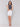 Slim leg fit in white linen blend shorts by Charlie B.