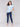 Bluebell V-neck t-shirt with short sleeves and neckband detail by Charlie B.