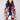 Crochet coat in vibrant plaid with a tailored collar, offering a stylish and cozy addition to any wardrobe by Charlie B.