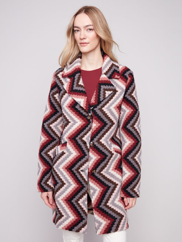 Long Crochet Coat - Primrose