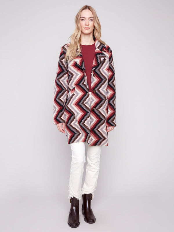 Long Crochet Coat - Primrose