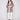 Sepia crochet coat with welt pockets and geometric design, perfect for a stylish look by Charlie B.
