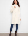 Cream coat with elegant button closure, offering a refined look by Charlie B.
