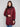 Stylish cabernet puffer jacket with side zipper details, adding a modern touch to your outfit by Charlie B.