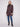 Stylish mocha puffer coat with two front welt pockets, perfect for keeping essentials handy by Charlie B.