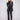 Elegant black faux suede jacket featuring a stylish hook-and-eye closure, perfect for a chic look by Charlie B.