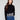 Black sweater featuring a chic drop shoulder design and white floral lace hem, perfect for stylish comfort by Charlie B.