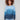 Blue ombre sweater with a classic crew neck, showcasing a smooth gradient pattern and knit cuffs by Charlie B.