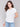 Crew neck organic cotton tee in white, by Charlie B.
