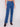 Indigo jeans with paisley embroidery, straight leg, and regular rise by Charlie B.