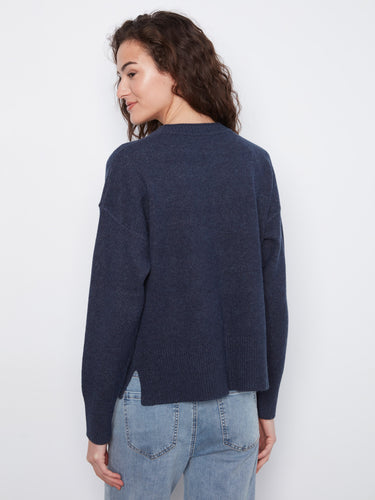 Designed with drop shoulders, this sweater offers a relaxed and comfortable fit by Charlie B.