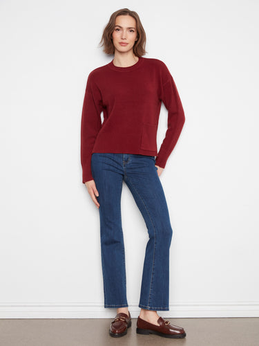 Comfortable sweater with side slits for added movement and flair, enhancing your everyday look. Created by Charlie B.
