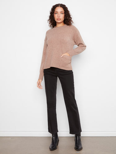 Featuring a practical patch pocket, this sweater combines functionality with style. Ideal for keeping small essentials close by Charlie B.