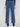 Blue jeans with long length and front patch pockets, offering a flattering silhouette in stretch denim by Charlie B.