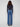 The back view showcases the long length of these flare jeans, complete with functional back pockets by Charlie B.