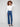 Indigo jeans with a flare leg design, featuring front patch pockets and back pockets for added style by Charlie B.
