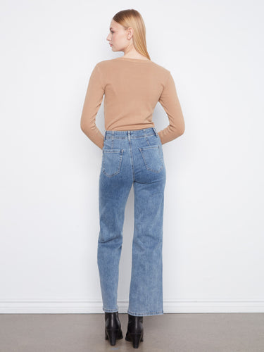 Experience the comfort of stretch denim in these stylish jeans, ideal for all-day wear and flexibility. By Charlie B.