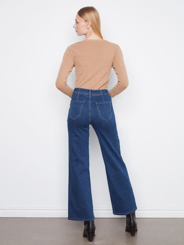 Crafted from stretch denim for comfort and flexibility by Charlie B.