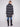 Chic navy plaid boucle coat designed to elevate your wardrobe with its sophisticated pattern and finish. By Charlie B.