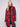 Stylish cranberry plaid coat with tailored collar, offering both elegance and warmth for any occasion by Charlie B.
