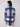 Fashionable moonlight plaid boucle knit coat with classic button front closure for versatile wear by Charlie B.