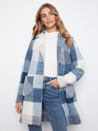 Adorned with a tailored collar, this coat offers both sophistication and warmth by Charlie B.