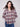 Plaid Bubble Gauze Button-Down Shirt - Berry