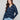 Blue plaid blouse featuring a stylish Mao collar, perfect for a casual yet chic look by Charlie B.