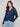 Blue plaid blouse featuring a stylish Mao collar, perfect for a casual yet chic look by Charlie B.