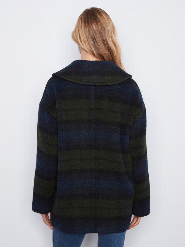 Manteau à carreaux en mélange de laine - Crépuscule