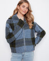 Cozy plaid jacket with a stylish Johnny collar, perfect for any casual outing. Crafted for comfort and style by Charlie B.