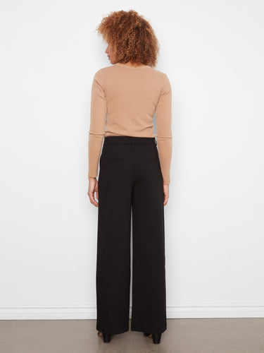 Made from stretch ponte fabric, these pants ensure comfort and flexibility throughout the day. By Charlie B.